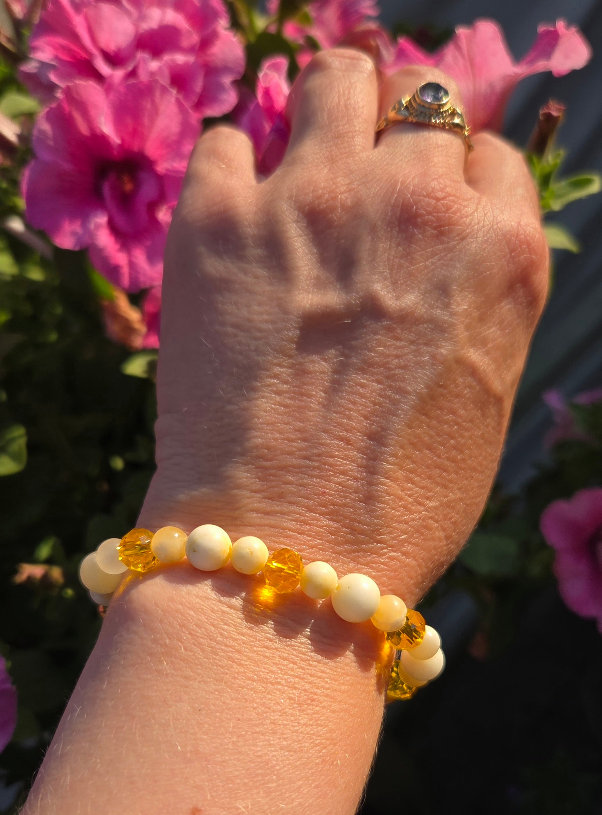 Gul New Jade Armbånd – Manifestation, overflod og indre styrke