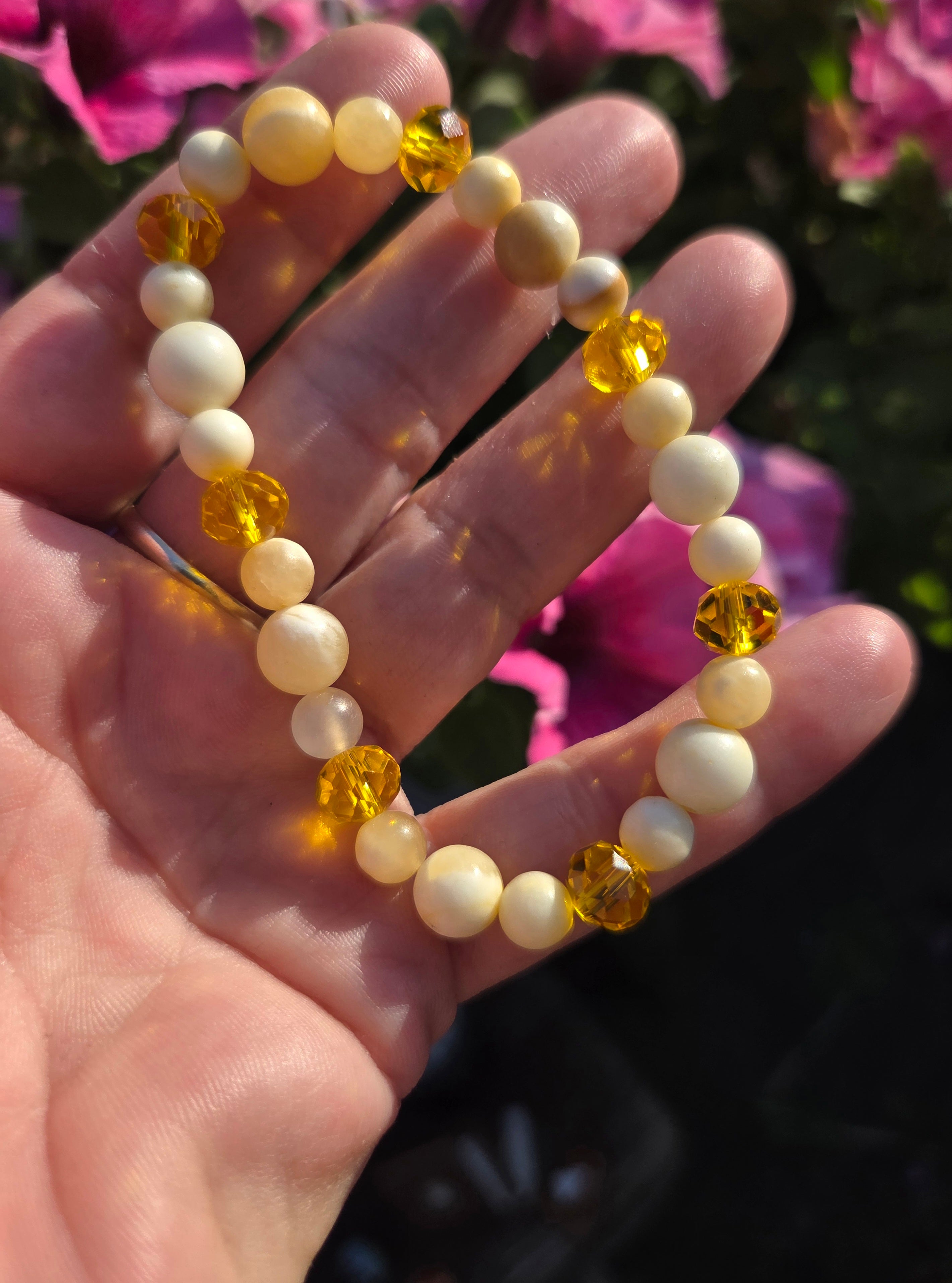 Gul New Jade Armbånd – Manifestation, overflod og indre styrke
