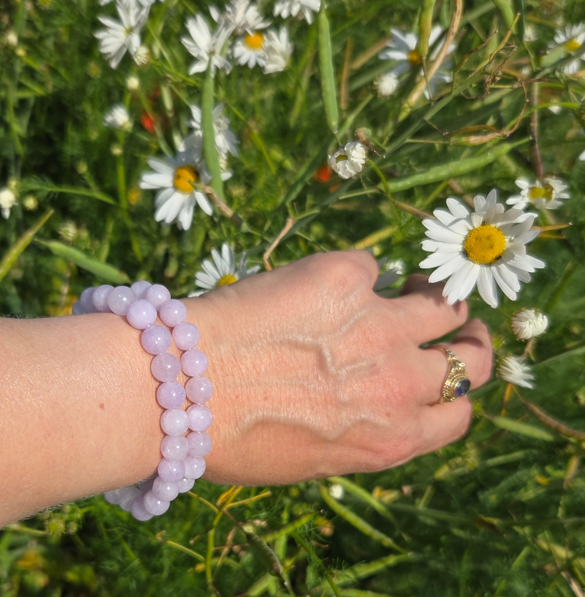 Smukt elegant krystal armbånd