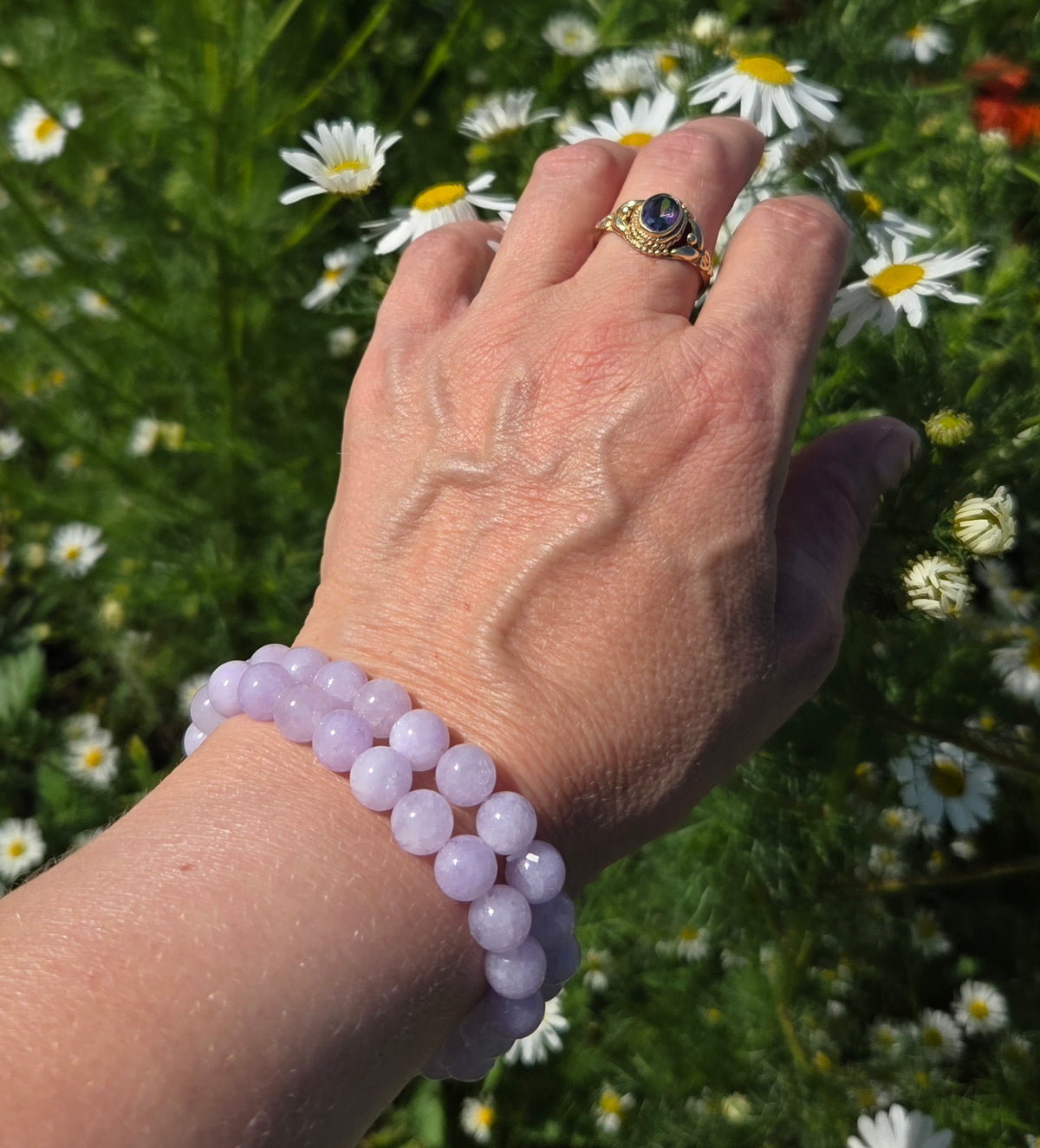 Smukt elegant krystal armbånd