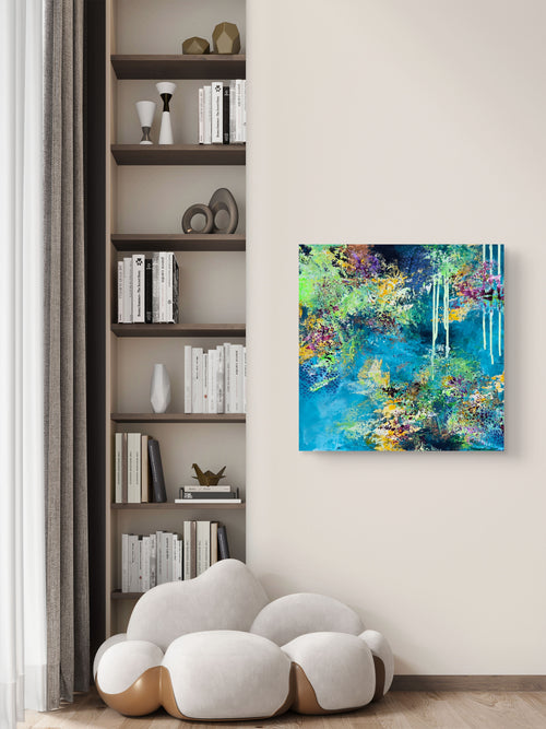 Akryl maleri 50 x 50 cm